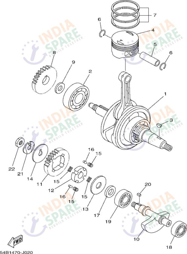 CRANKSHAFT & PISTON
